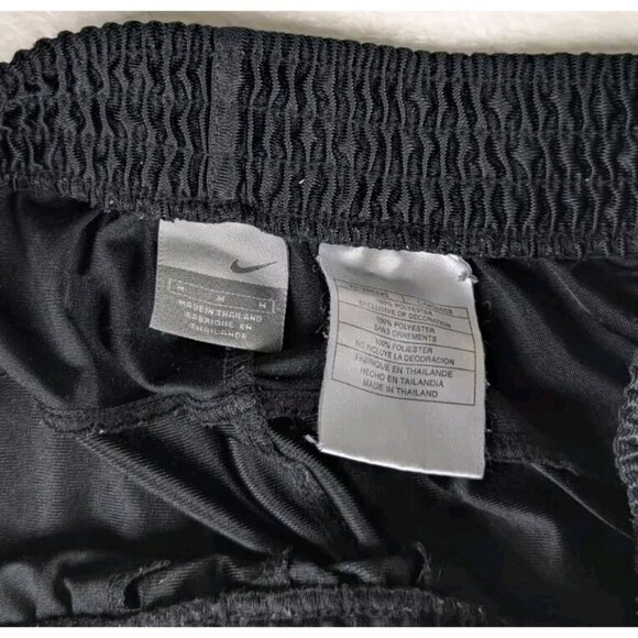 VTG Y2K Nike Tear Away Track Pants Shiny Baggy Breakaway Warm Up Snap Men's M - Picture 3 of 12